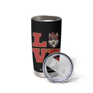 Midwest Wolf Football Pride Tumbler Cup Game Day Gift TS12 Print Your Wear