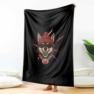 Howling Wolf Spirit For The Midwest Football Fan Throw Blanket TS12 Print Your Wear