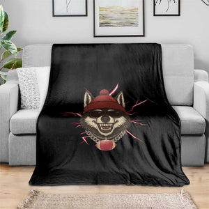 Howling Wolf Spirit For The Midwest Football Fan Throw Blanket TS12 Print Your Wear