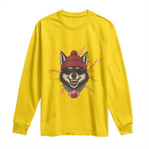 Howling Wolf Spirit For The Midwest Football Fan Long Sleeve Shirt TS12 Daisy Print Your Wear