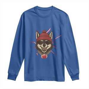 Howling Wolf Spirit For The Midwest Football Fan Long Sleeve Shirt TS12 Royal Blue Print Your Wear