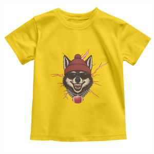 Howling Wolf Spirit For The Midwest Football Fan Toddler T Shirt TS12 Daisy Print Your Wear