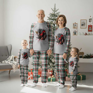 Midwest Wolf Spirit Plaid Pajama Set American Football Fan Lifestyle TS12 Christmas Plaid Print Your Wear