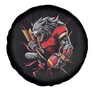 Midwest Wolf Spirit Spare Tire Cover American Football Fan Lifestyle TS12 Print Your Wear