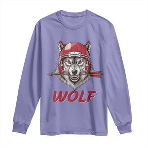 Midwest Game Day Lifestyle Long Sleeve Shirt Football Fan Gift TS12 Violet Print Your Wear