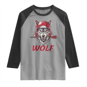 Midwest Game Day Lifestyle Raglan Shirt Football Fan Gift TS12 Sport Gray Black Print Your Wear