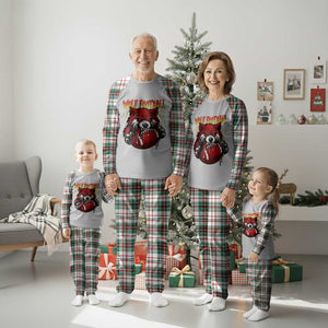 Wolf Football Lover Plaid Pajama Set American Sports Fan Gift TS12 Christmas Plaid Print Your Wear