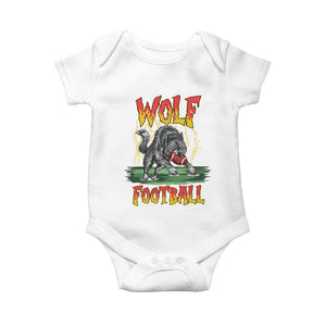 Lightning Wolf Lover Baby Onesie Sport Lover Gift TS12 White Print Your Wear