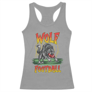 Lightning Wolf Lover Racerback Tank Top Sport Lover Gift TS12 Sport Gray Print Your Wear