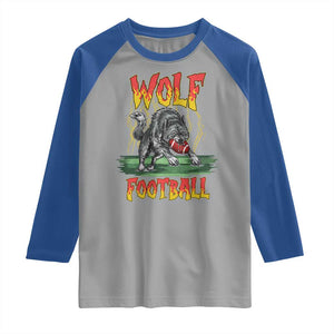 Lightning Wolf Lover Raglan Shirt Sport Lover Gift TS12 Sport Gray Royal Print Your Wear