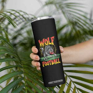 Lightning Wolf Lover Skinny Tumbler Sport Lover Gift TS12 Print Your Wear