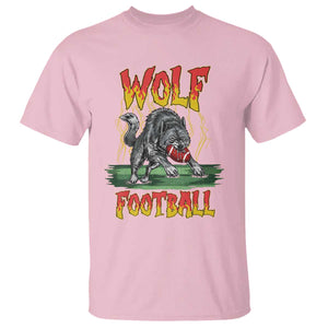 Lightning Wolf Lover T Shirt Sport Lover Gift TS12 Light Pink Print Your Wear