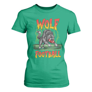 Lightning Wolf Lover T Shirt For Women Sport Lover Gift TS12 Irish Green Print Your Wear