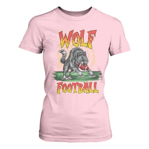 Lightning Wolf Lover T Shirt For Women Sport Lover Gift TS12 Light Pink Print Your Wear