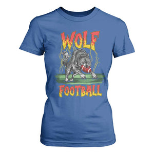 Lightning Wolf Lover T Shirt For Women Sport Lover Gift TS12 Royal Blue Print Your Wear