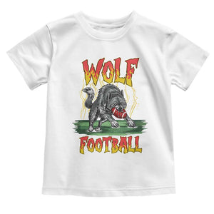 Lightning Wolf Lover Toddler T Shirt Sport Lover Gift TS12 White Print Your Wear