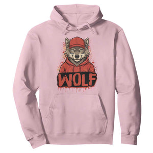 Wolf Football Lover Hoodie Game Day Tailgate Lifestyle TS12 Light Pink Print Your Wear