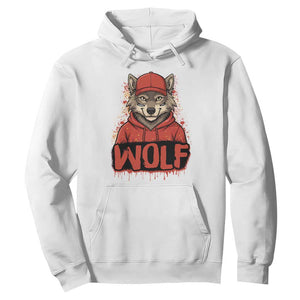 Wolf Football Lover Hoodie Game Day Tailgate Lifestyle TS12 White Print Your Wear