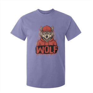Wolf Football Lover T Shirt For Kid Game Day Tailgate Lifestyle TS12 Violet Print Your Wear