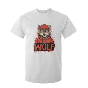 Wolf Football Lover T Shirt For Kid Game Day Tailgate Lifestyle TS12 White Print Your Wear