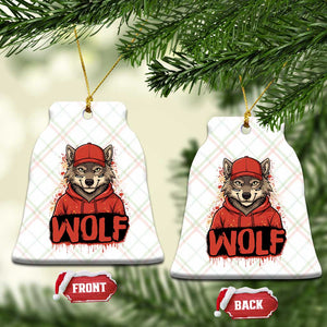 Wolf Football Lover Ceramic Ornament Game Day Tailgate Lifestyle TS12 Print Your Wear