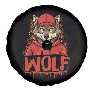 Wolf Football Lover Spare Tire Cover Game Day Tailgate Lifestyle TS12 Print Your Wear