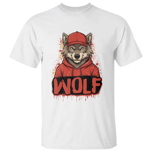 Wolf Football Lover T Shirt Game Day Tailgate Lifestyle TS12 White Print Your Wear