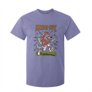 Funny Wolf Football Lover T Shirt For Kid Sport Humor Gift TS12 Violet Print Your Wear