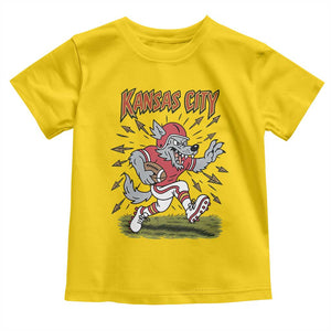 Funny Wolf Football Lover Toddler T Shirt Sport Humor Gift TS12 Daisy Print Your Wear