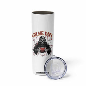 Funny Grim Reaper Dark Football Skinny Tumbler Game Day Fan Lifestyle TS12 Print Your Wear