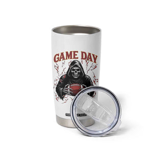 Funny Grim Reaper Dark Football Tumbler Cup Game Day Fan Lifestyle TS12 Print Your Wear