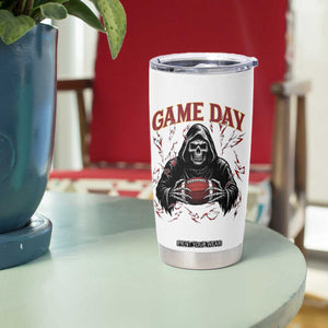 Funny Grim Reaper Dark Football Tumbler Cup Game Day Fan Lifestyle TS12 Print Your Wear