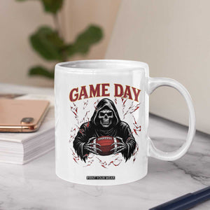 Funny Grim Reaper Dark Football Coffee Mug Game Day Fan Lifestyle TS12 Print Your Wear