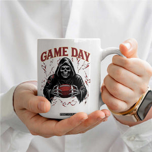 Funny Grim Reaper Dark Football Coffee Mug Game Day Fan Lifestyle TS12 Print Your Wear