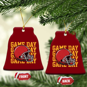 Funny Football Helmet Ceramic Ornament Game Day Sport Lover Gift TS12 Print Your Wear