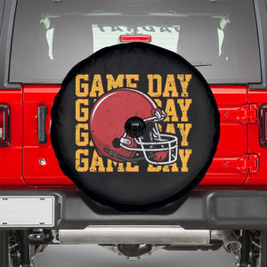 Funny Football Helmet Spare Tire Cover Game Day Sport Lover Gift TS12 Black Print Your Wear