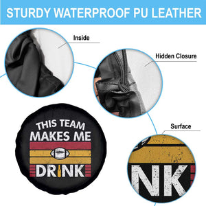 This Team Makes Me Drink Spare Tire Cover KC Pride Gift TS12 Print Your Wear