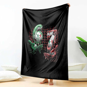 Drip Mexico Soccer Six Seven Meme Throw Blanket Mexicano Supporter Player Gift TS12 Print Your Wear
