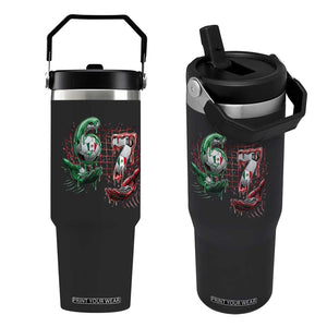 Drip Mexico Soccer Six Seven Meme Flip Straw Tumbler Mexicano Supporter Player Gift TS12 One Size: 30 oz Black Print Your Wear