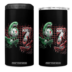 Drip Mexico Soccer Six Seven Meme 4 in 1 Can Cooler Tumbler Mexicano Supporter Player Gift TS12 One Size: 16 oz Black Print Your Wear