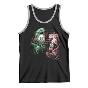 Drip Mexico Soccer Six Seven Meme Tank Top Mexicano Supporter Player Gift TS12 Black Athletic Heather Print Your Wear