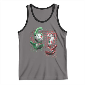Drip Mexico Soccer Six Seven Meme Tank Top Mexicano Supporter Player Gift TS12 Deep Heather Black Print Your Wear