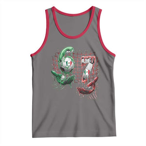 Drip Mexico Soccer Six Seven Meme Tank Top Mexicano Supporter Player Gift TS12 Deep Heather Red Print Your Wear