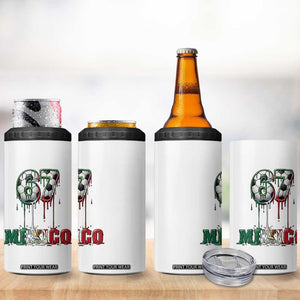 Funny Mexico Soccer 67 Meme 4 in 1 Can Cooler Tumbler Chicano Soccer Lovers TS12 Print Your Wear