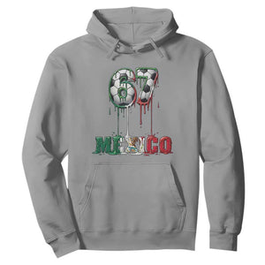 Funny Mexico Soccer 67 Meme Hoodie Chicano Soccer Lovers TS12 Sport Gray Print Your Wear