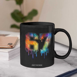 Funny Six Seven Prism Effect Printed Meme Coffee Mug TS12 Print Your Wear