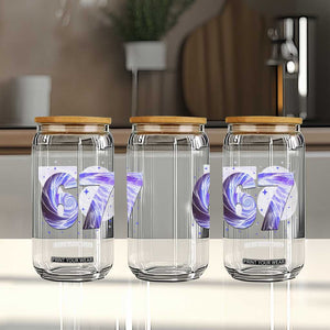 Swirl Effect Printed Six Seven Meme Glass Can Gen Z Alpha Gift TS12 Print Your Wear