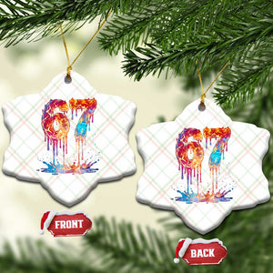 Burning Six Seven Ceramic Ornament Drip Fire Flame Meme TS12 Print Your Wear