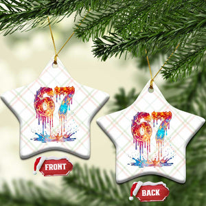 Burning Six Seven Ceramic Ornament Drip Fire Flame Meme TS12 Print Your Wear
