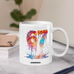 Burning Six Seven Coffee Mug Drip Fire Flame Meme TS12 Print Your Wear